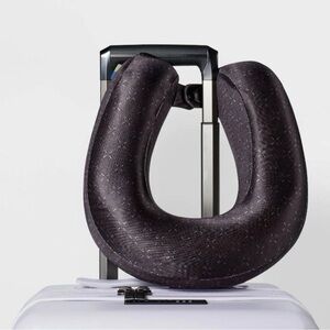 NWT OPEN STORY Neck Pillow Memory Foam Black